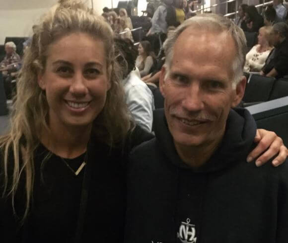 Glen Ross with his daughter April Ross.